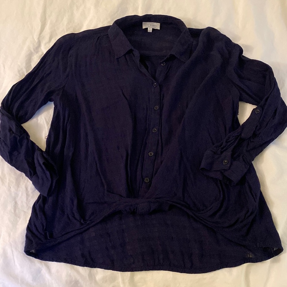 Lucky Brand Button up top.